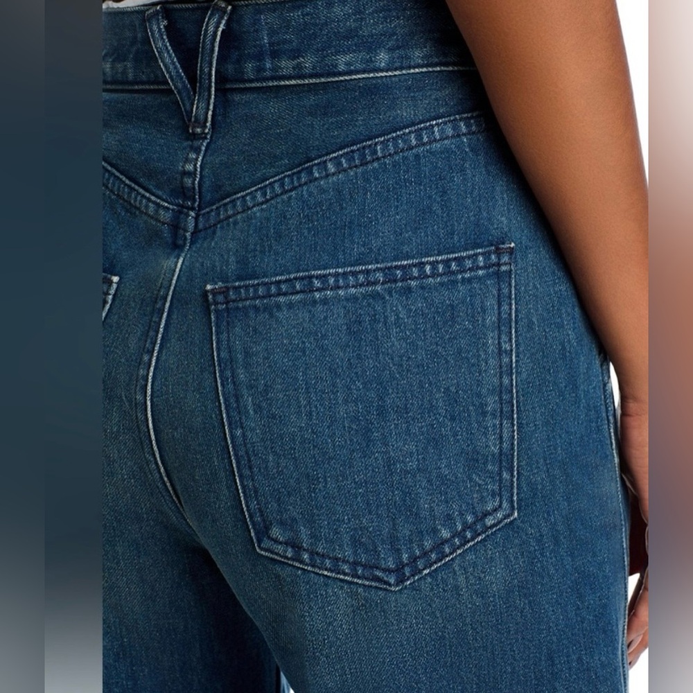 Veronica Beard Dark Blue Wide Leg Jeans - Picture 14 of 16